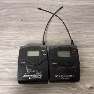 (2) Sennheiser EW100 G2 SK100 Bodypack Transmitters
